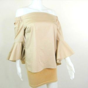 Gorgeous Off Shoulder Jennifer Lopez Boho Bell Sleeve Blouse